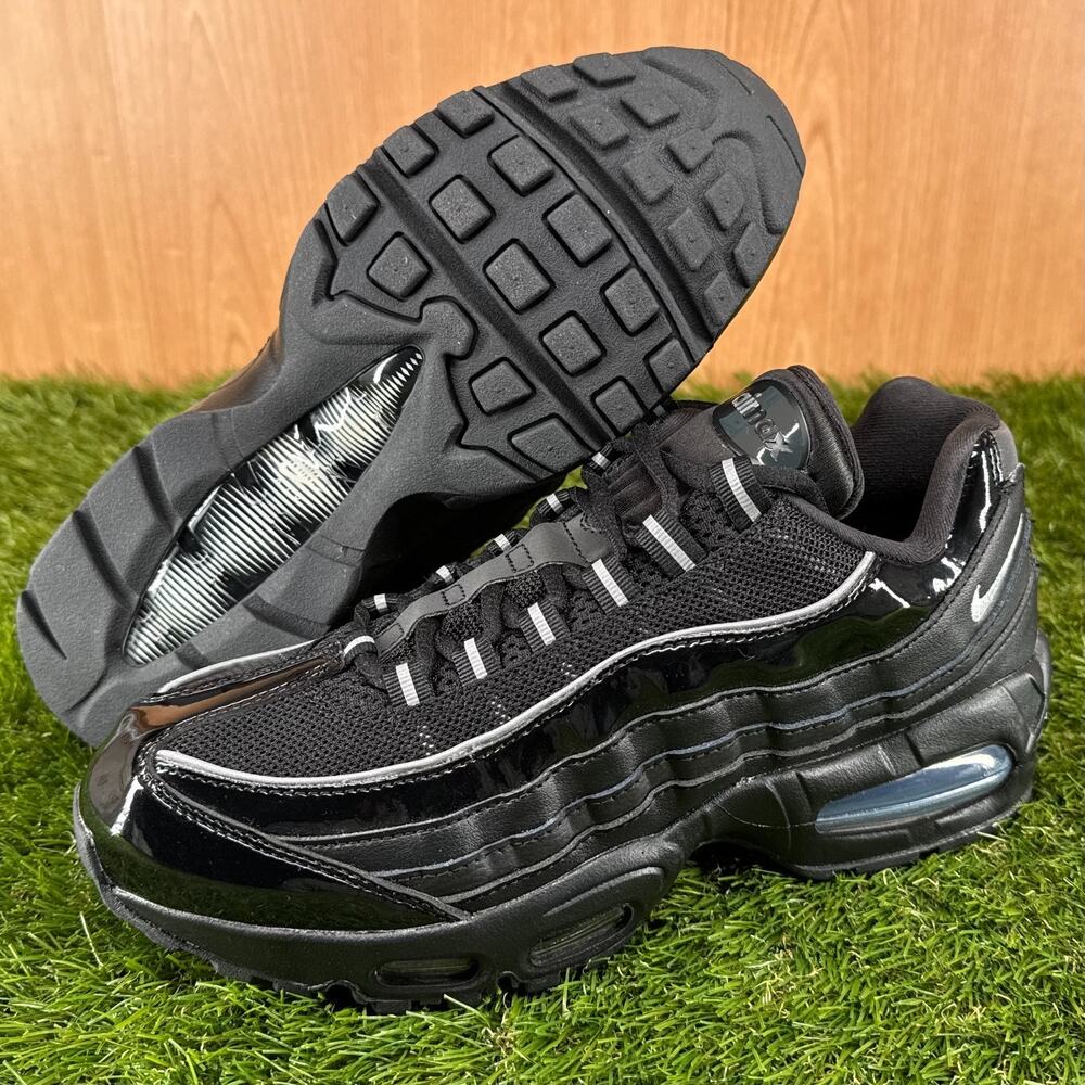 Nike Air Max 95 OG Big Bubble Black Patent Sneakers IB6397-001 Women’s Size 8.5
